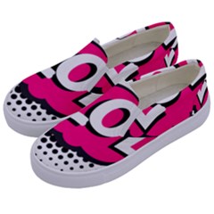 Lol-acronym-laugh-out-loud-laughing Kids  Canvas Slip Ons by 99art