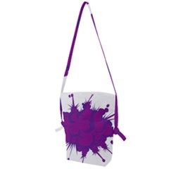 Explosion-firecracker-pyrotechnics Folding Shoulder Bag by 99art