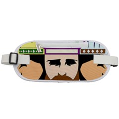 Comic-characters-eastern-magi-sages Rounded Waist Pouch by 99art
