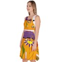 Car-transportation-cartoon-comic Knee Length Skater Dress With Pockets View2