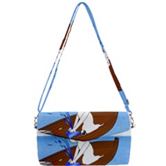 Spirit-boat-funny-comic-graphic Removable Strap Clutch Bag by 99art