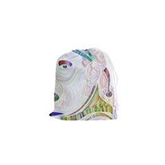 Maasai-man-people-abstract Drawstring Pouch (xs) by 99art
