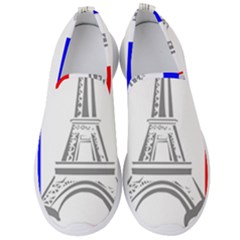 Eiffel-tower-france-flag-tower- Men s Slip On Sneakers by 99art