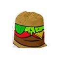 Hamburger-cheeseburger-fast-food Drawstring Pouch (Large) View2
