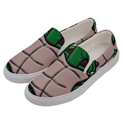 Amphibian-animal-cartoon-reptile Men s Canvas Slip Ons by 99art