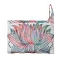 Lotus Feathers Boho Watercolor Premium Foldable Grocery Recycle Bag View3