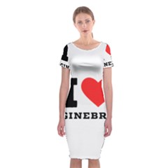 I Love Ginebra Classic Short Sleeve Midi Dress by ilovewhateva