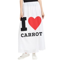 I Love Carrots  Maxi Chiffon Skirt by ilovewhateva