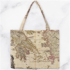 Map Of Greece Archipelago Mini Tote Bag by B30l