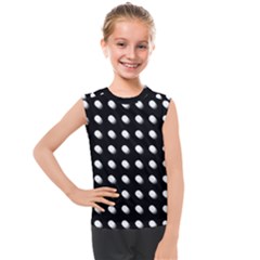 Background Dots Circles Graphic Kids  Mesh Tank Top by Ndabl3x