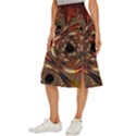 Geometric Art Fractal Abstract Art Midi Panel Skirt View2