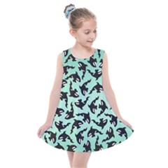 Orca Killer Whale Fish Kids  Summer Dress by Ndabl3x