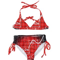 Geometry Mathematics Cube Kids  Classic Bikini Set by Ndabl3x