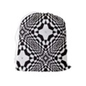 Tile Repeating Pattern Texture Drawstring Pouch (XL) View2