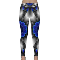 Kaleidoscope Abstract Round Classic Yoga Leggings by Ndabl3x
