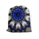 Kaleidoscope Abstract Round Drawstring Pouch (XL) View1
