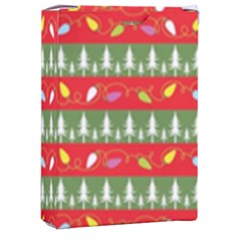 Christmas Papers Red And Green Playing Cards Single Design (rectangle) With Custom Box by Ndabl3x