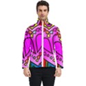 Stained Glass Love Heart Men s Bomber Jacket View1