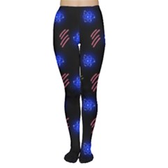 Background Pattern Graphic Tights by Vaneshop