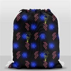 Background Pattern Graphic Drawstring Bag (small) by Vaneshop