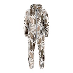 Paisley Pattern Background Graphic Hooded Jumpsuit (kids) by Vaneshop