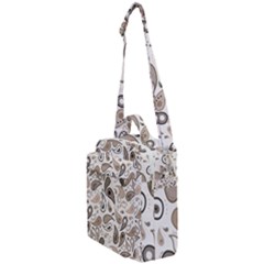 Paisley Pattern Background Graphic Crossbody Day Bag by Vaneshop