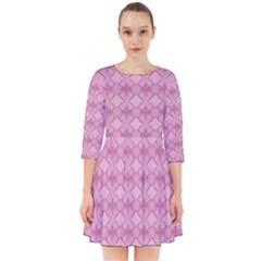 Pattern Print Floral Geometric Smock Dress by Vaneshop