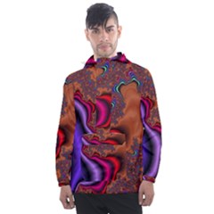 Colorful Piece Abstract Men s Front Pocket Pullover Windbreaker by Vaneshop