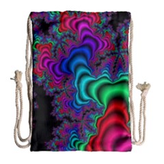 Abstract Piece Color Drawstring Bag (large) by Vaneshop