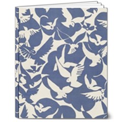 Bird Animal Animal Background 8  X 10  Hardcover Notebook by Vaneshop