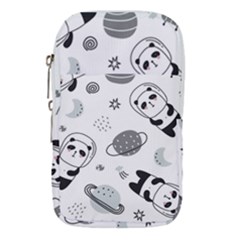 Panda Floating In Space And Star Waist Pouch (small) by Wav3s