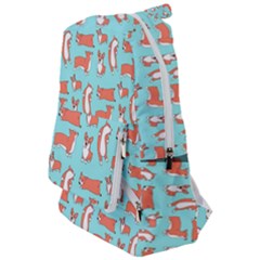 Corgis On Teal Travelers  Backpack by Wav3s