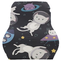 Space Cat Illustration Pattern Astronaut Car Seat Back Cushion  by Wav3s