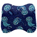 Cat Spacesuit Space Suit Astronaut Pattern Velour Head Support Cushion View1