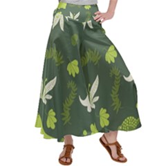 Cute Dinosaur Pattern Women s Satin Palazzo Pants by Wav3s