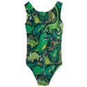 Dino Kawaii Kids  Cut-Out Back One Piece Swimsuit View1