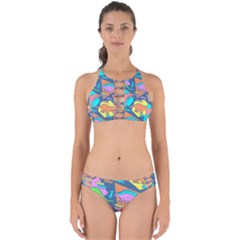 Dinosaur Pattern Perfectly Cut Out Bikini Set