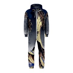 The Great Wave Off Kanagawa Japanese Waves Hooded Jumpsuit (kids) by Vaneshop
