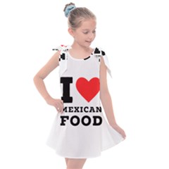 I Love Mexican Food Kids  Tie Up Tunic Dress by ilovewhateva