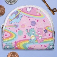 Bears Kawaii Pattern Horseshoe Style Canvas Pouch by Cowasu