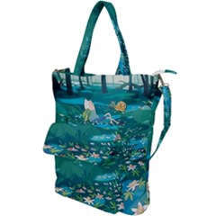 Psychedelic Adventure Shoulder Tote Bag by Cowasu