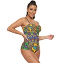 Grateful Dead Pattern Retro Full Coverage Swimsuit View3