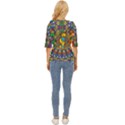 Grateful Dead Pattern Lightweight Drawstring Hooded Top View4