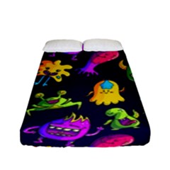 Space Patterns Fitted Sheet (full/ Double Size) by Amaryn4rt