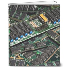 Computer Ram Tech - 8  X 10  Softcover Notebook by Amaryn4rt