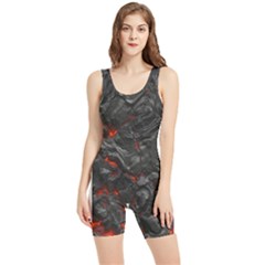 Volcanic Lava Background Effect Women s Wrestling Singlet by Simbadda