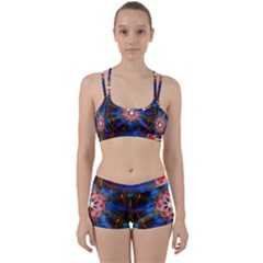 Mandala Pattern Kaleidoscope Perfect Fit Gym Set by Simbadda
