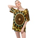 Pattern Abstract Background Art Oversized Chiffon Top View1