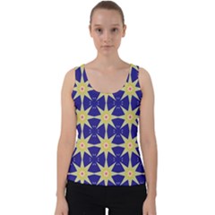 Seamless Pattern Background Velvet Tank Top by Vaneshop