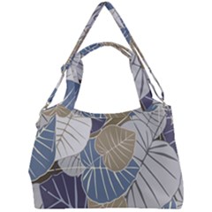 Ackground Leaves Desktop Double Compartment Shoulder Bag by Amaryn4rt